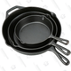 Ozark Trail 3 Piece Cast Iron Skillet Set | $19 | Walmart